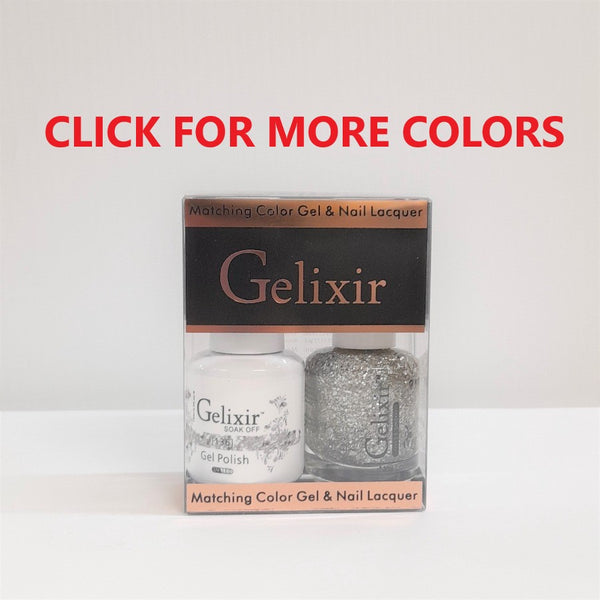 Gelixir Matching Duo Color Gel & Nail Lacquer (#136 to #180)