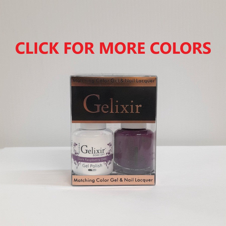 Gelixir - Matching Gel and Nail Lacquer - Dark Terra Cotta - #024