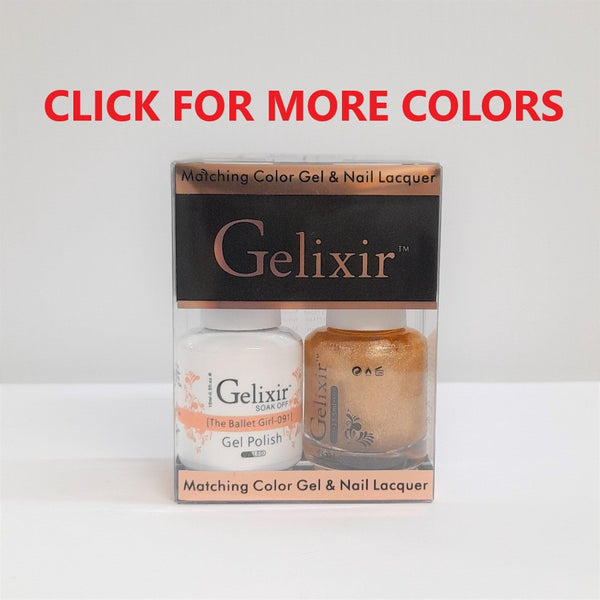 Gelixir Matching Duo Color Gel & Nail Lacquer (#91 to #135)