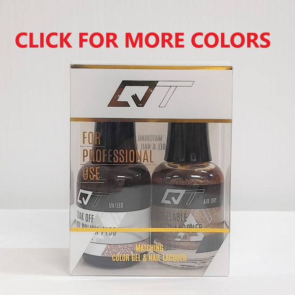 QT Matching Duo Color Gel & Nail Lacquer (#136 to #180)