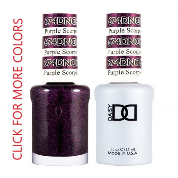 DnD Duo Gel Polish & Lacquer - Colors #674- #710