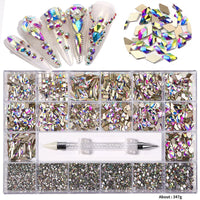 21-Grid Rhinestone Set w/ Diamond Picker