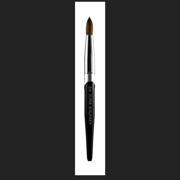 Black/Silver Super Kolinksy Acrylic Brushes – sales-kdnailsupply