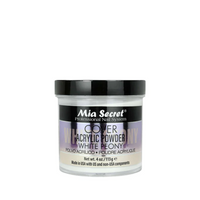 MIA SECRET COVER WHITE PEONY ACRYLIC POWDER