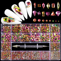 21-Grid Rhinestone Set w/ Diamond Picker