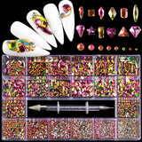 21-Grid Rhinestone Set w/ Diamond Picker