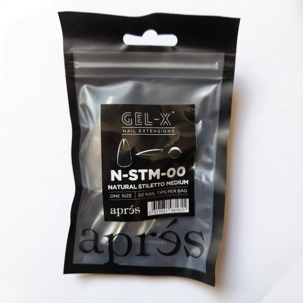 Gel-X Natural Stiletto Medium Refill Bags