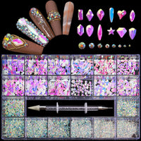 21-Grid Rhinestone Set w/ Diamond Picker