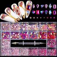 21-Grid Rhinestone Set w/ Diamond Picker